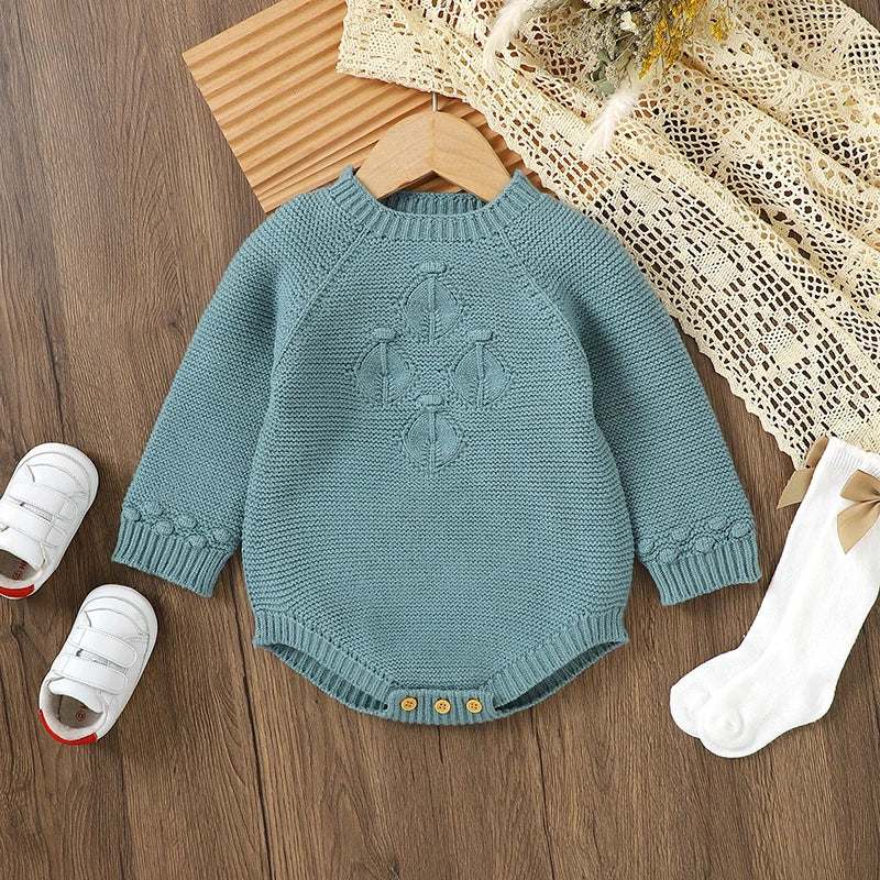 Baby Bodysuits Clothes Spring Autumn Long Sleeve Knit